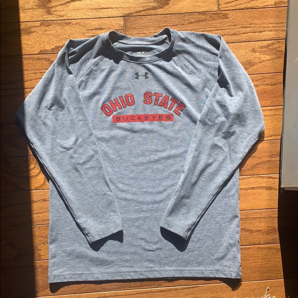 Boys Ohio State long sleeve tee